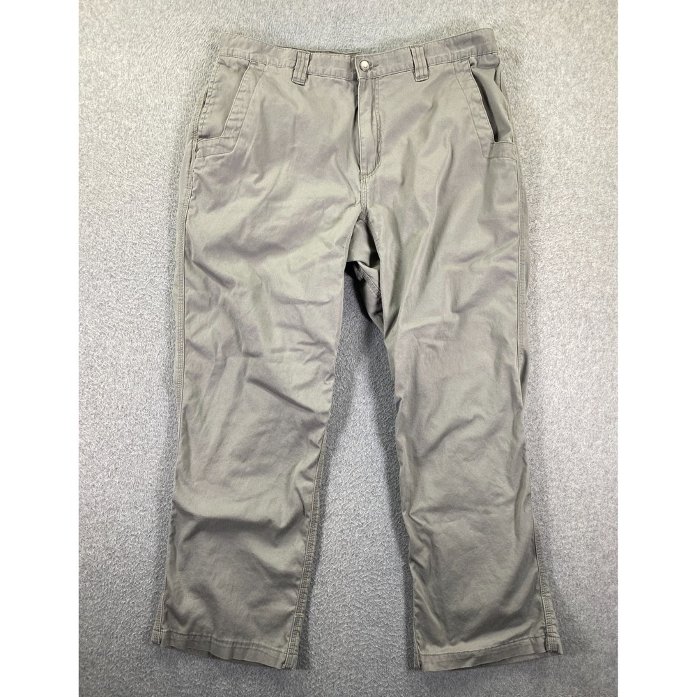 Mountain Khakis Jackson Chino Relaxed Fit Pants Men's 38x30 (Fits 36x29) Gray